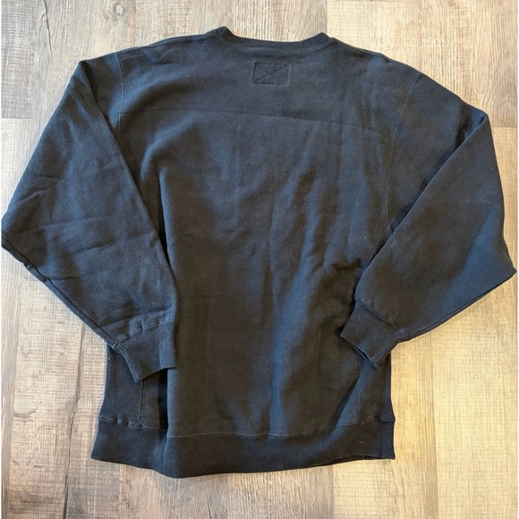 Vtg Army Black Pullover Crew Neck Mens XL FOOTBALL Vintage STEVE  BARRYS - Picture 8 of 8